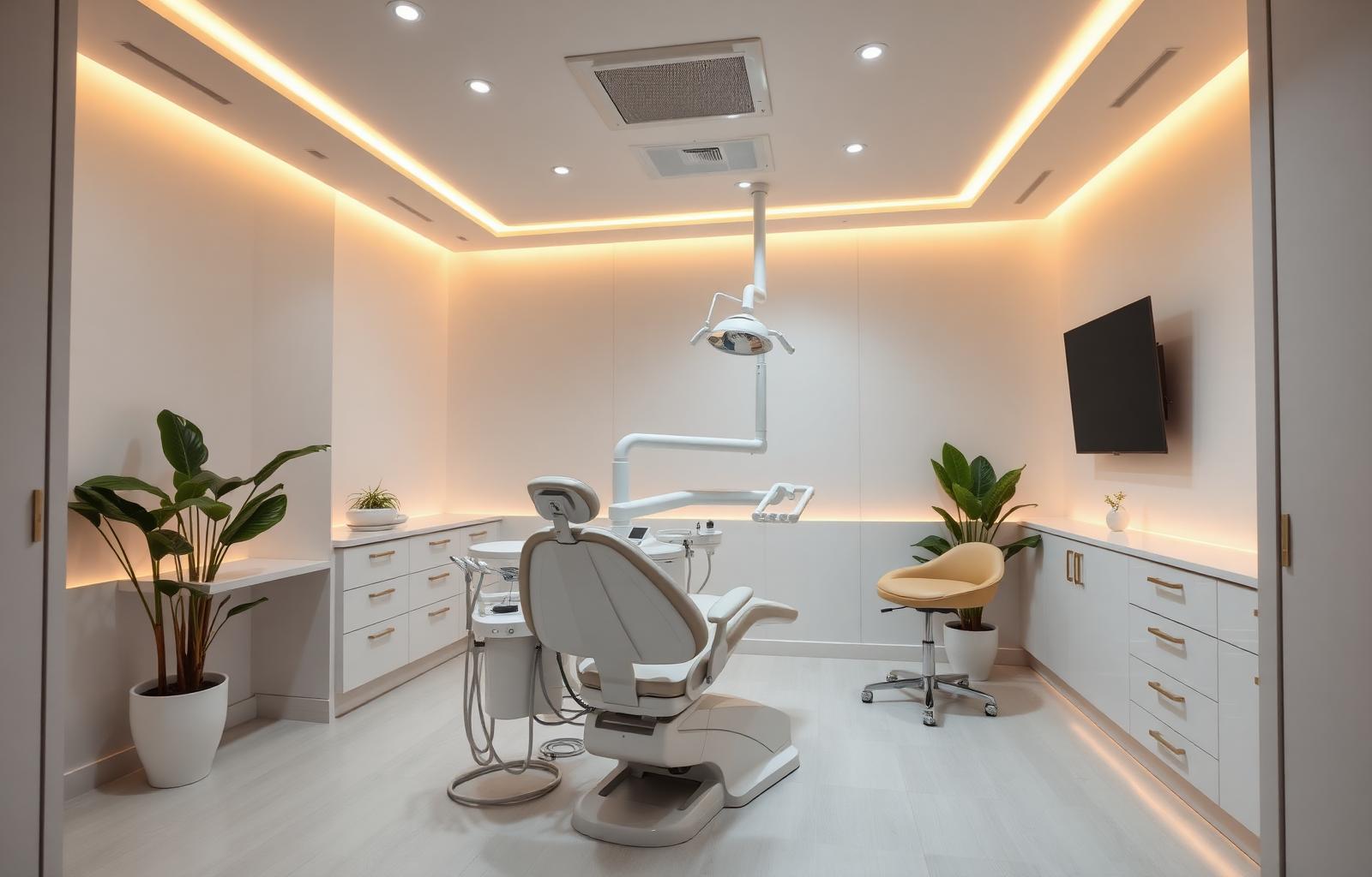 Modern dental clinic interior